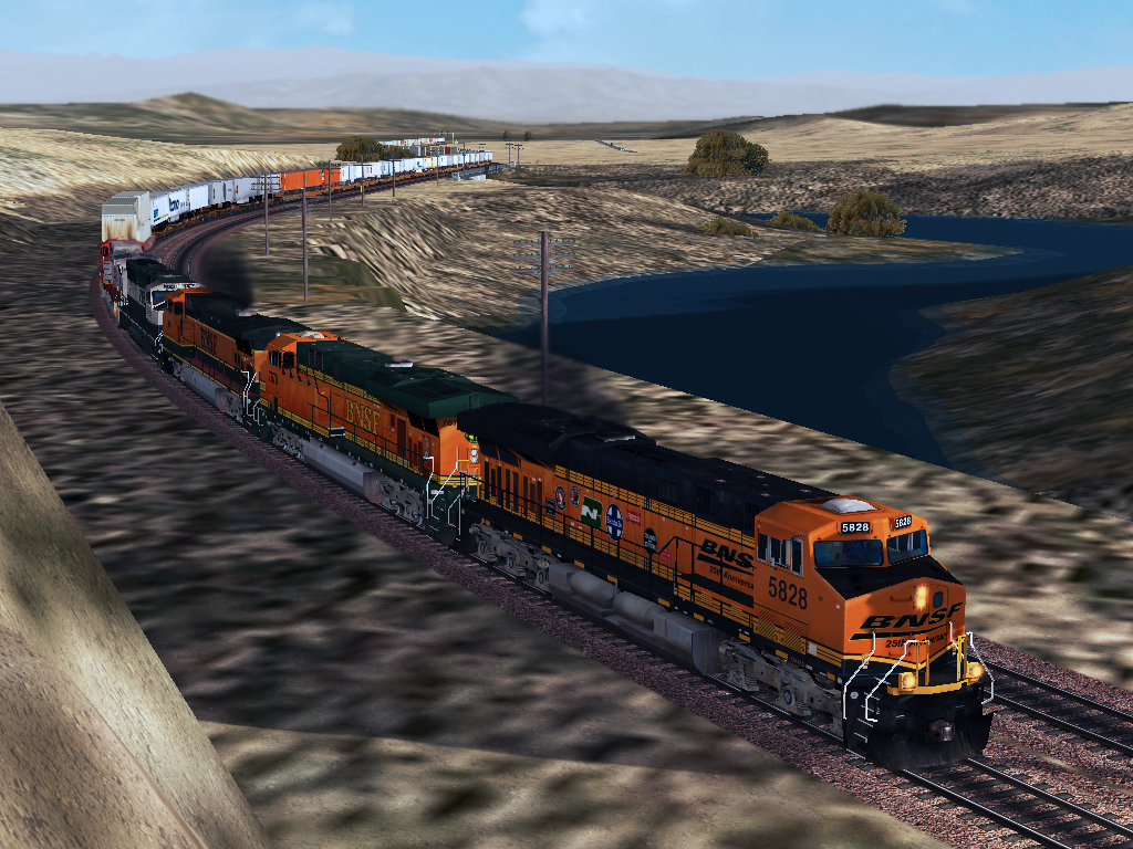 Various BNSF Open Rail screenshots
