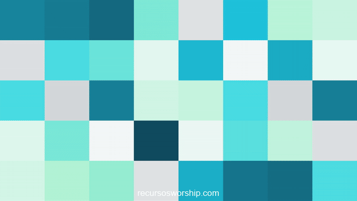 loop vj píxeles teal aguamarina caleidoscopio