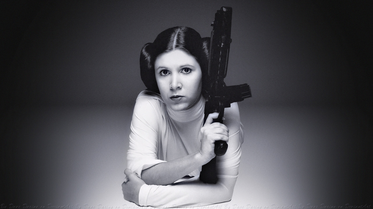 Princess-Leia-with-a-Blaster-carrie-fisher-37251086-2560-1440