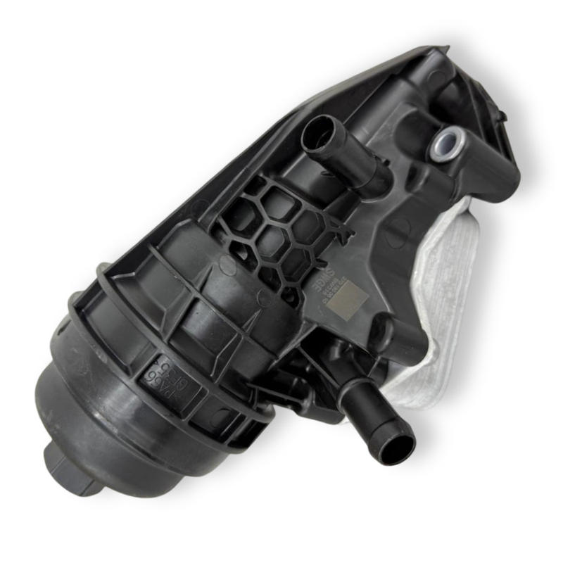 Mercedes-Benz Engine Oil Filter Housing with Cooler | Black Silver For M270 A-Class CLA GLA B-Class A2701800500