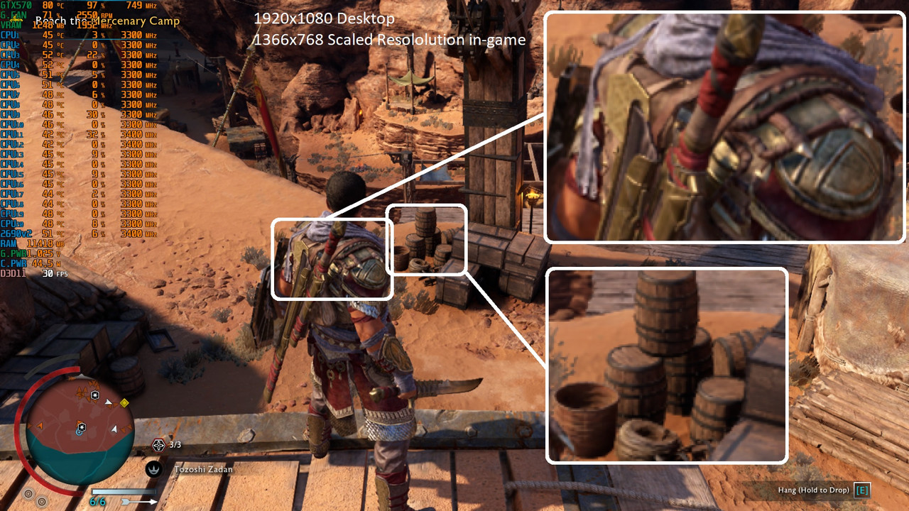 1920x1080 desktop and 1366x768 in-game