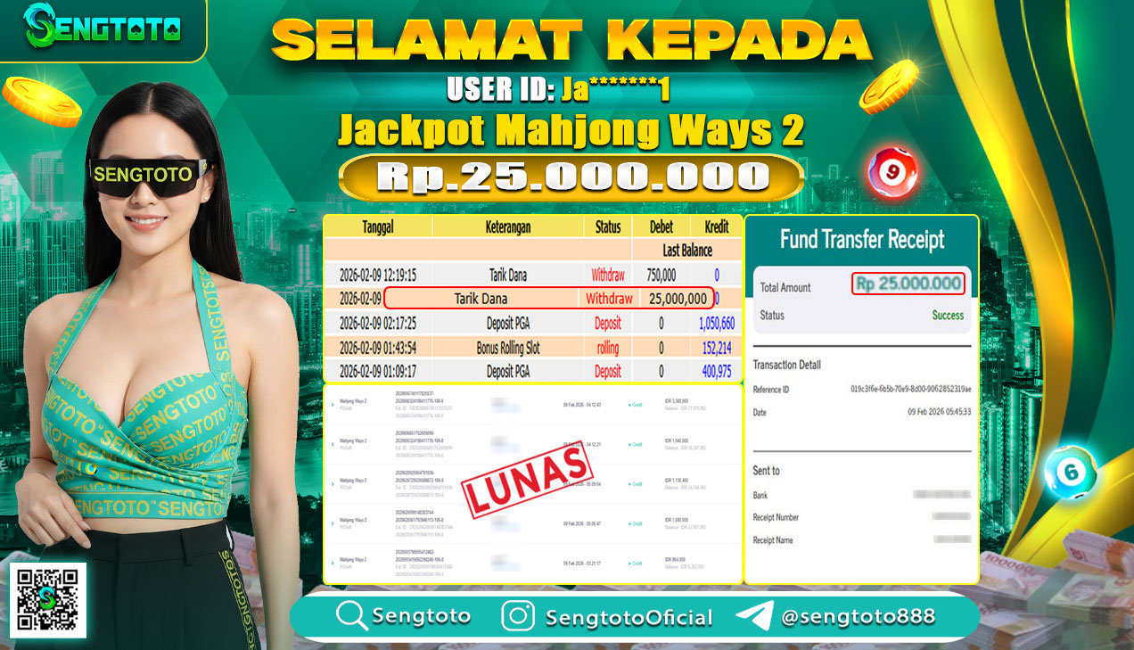 BUKTI PEMBAYARAN SLOT MAHJONG WAYS 2
