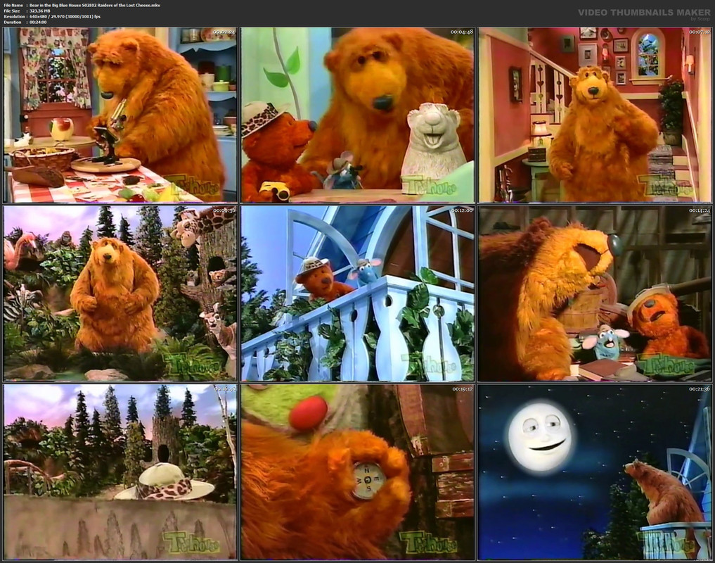 Bear in the Big Blue House S02E02 Raiders of the Lost Cheese.mkv