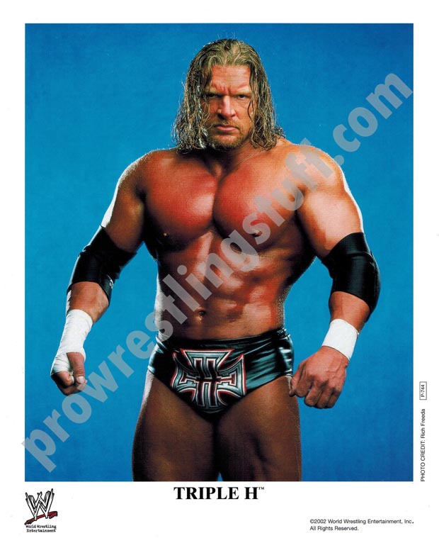 Triple H P-744 WWE 8x10 promo photo