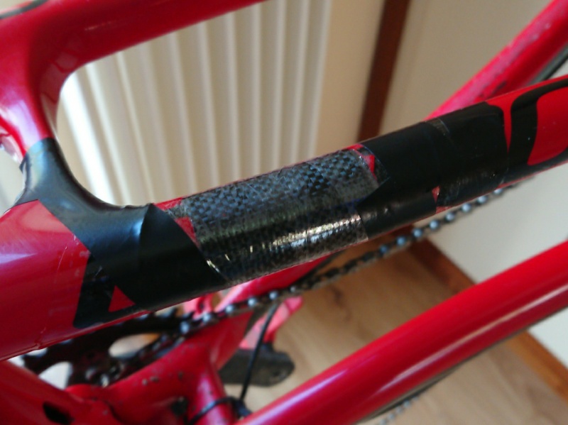 Carbon chainstay repair