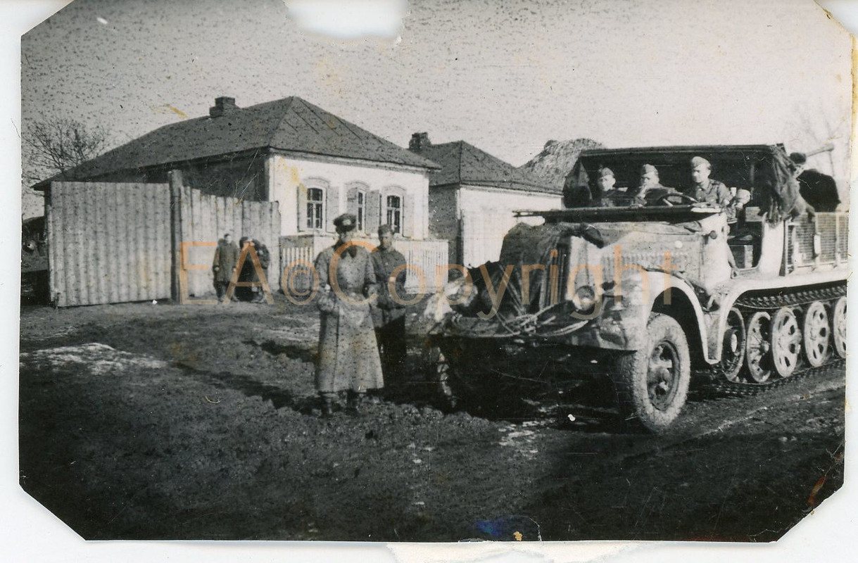 Russland Kämpfe Halbkette Sd.Kfz. Foto