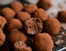 Trufas Artesanas De Chocolate Negro (5 Uds)