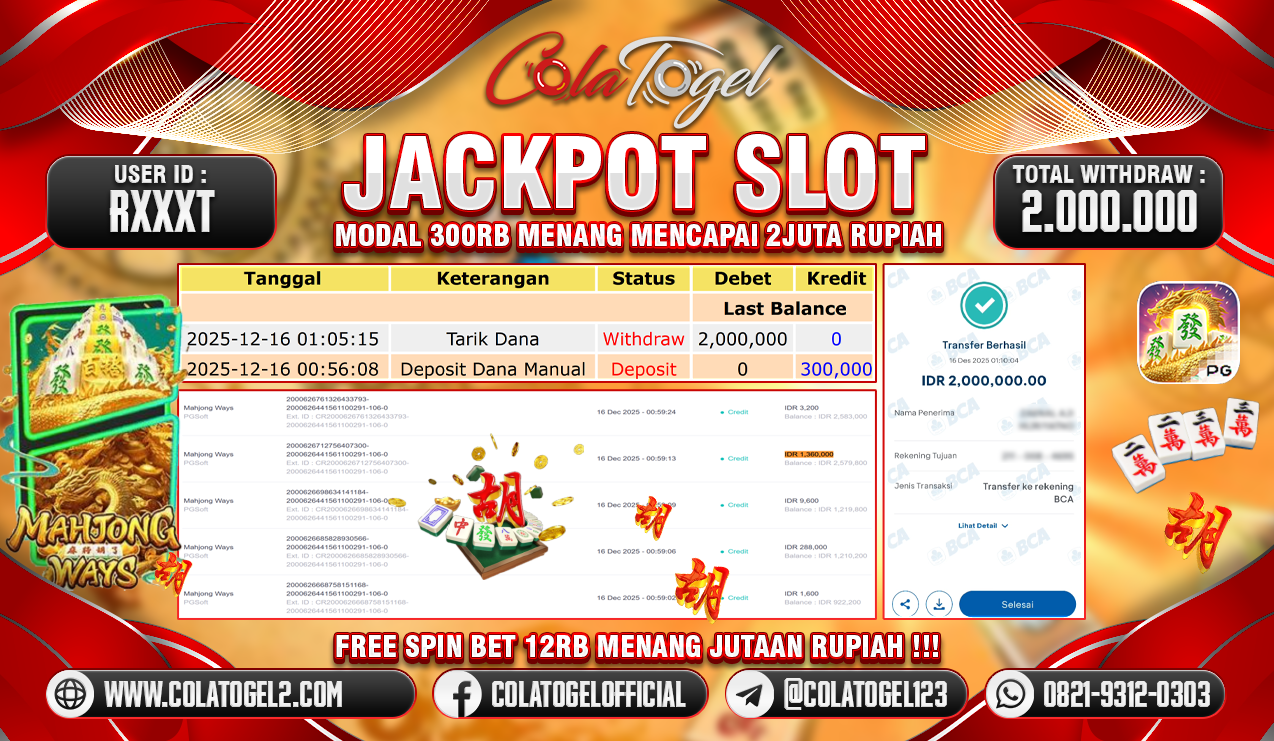 JACKPOT SLOT GACOR!!