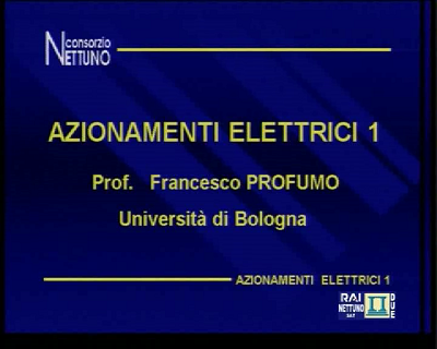 Videolezioni di Azionamenti Elettrici I [SATRip ITA]