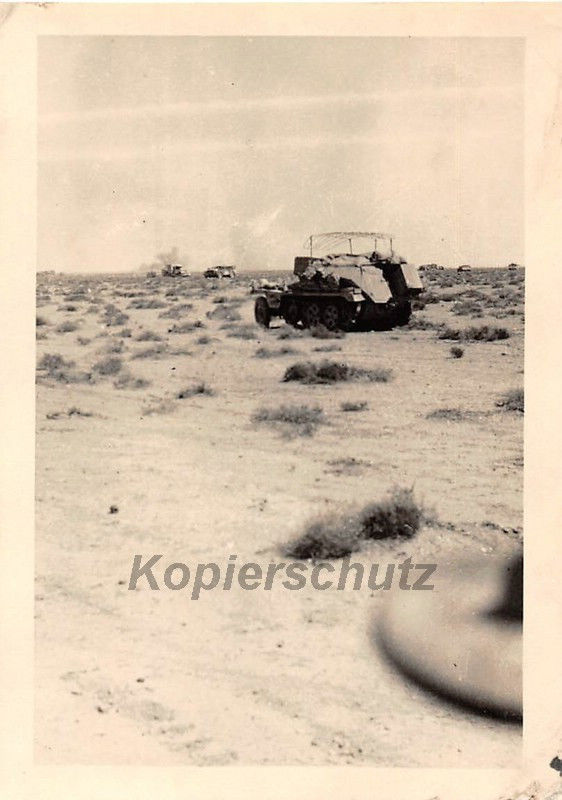 Deutsche Stellung mit Schützenpanzer El Alamein 