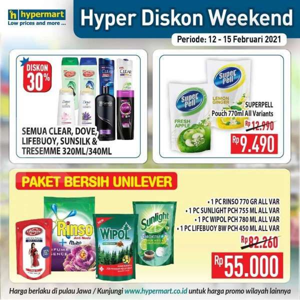 Katalog Promo Hypermart 12-15 Februari 2021