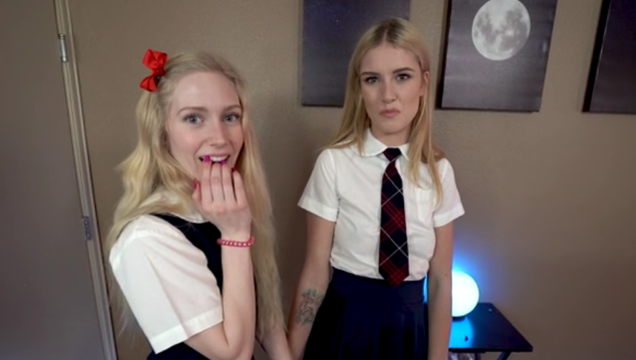 DadCrush – Emma Starletto, Mazzy Grace – Sleepover Study And Fuck