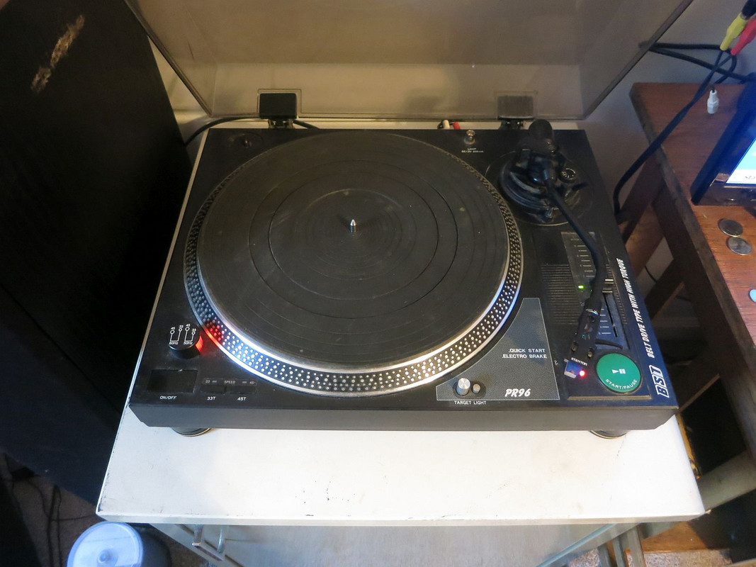 Truntable On Metal Cabinet