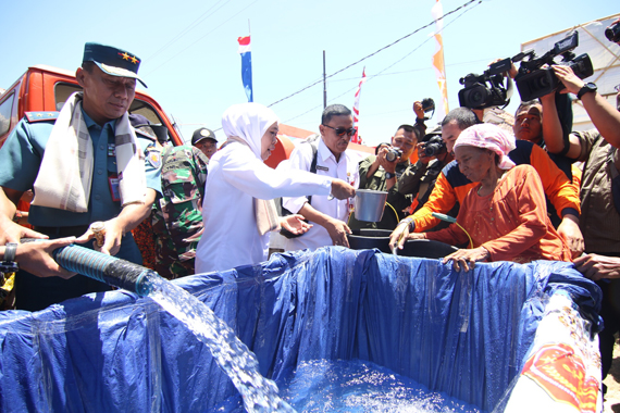 Kekeringan di Pulau Sapudi, Pemprov Jatim Salurkan 750.000 Liter Air Bersih