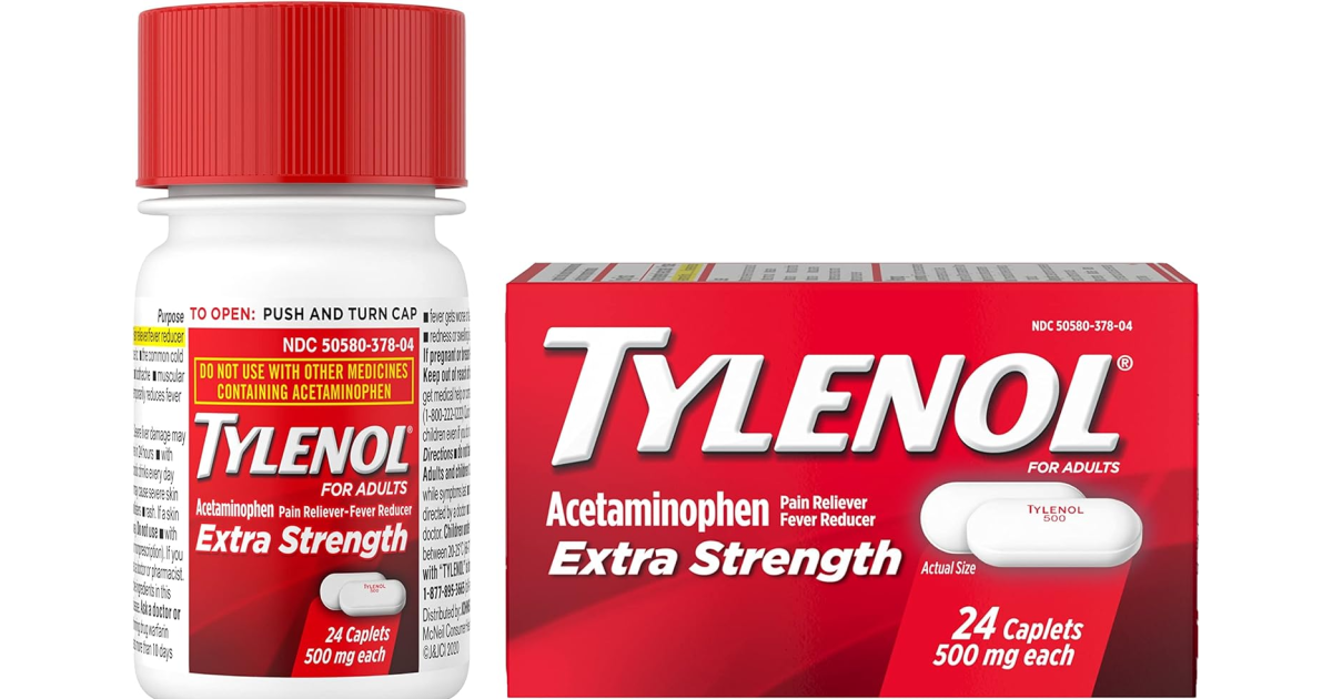 Save on Tylenol: 24-Count Tablets for Just .xx Save on Tylenol: 24-Count Tablets for Just .xx