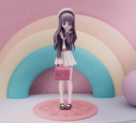 Tomoyo School Sakura Cardcaptor Fan Art – 3D Print Model Tomoyo School Sakura Cardcaptor Fan Art – 3D Print Model