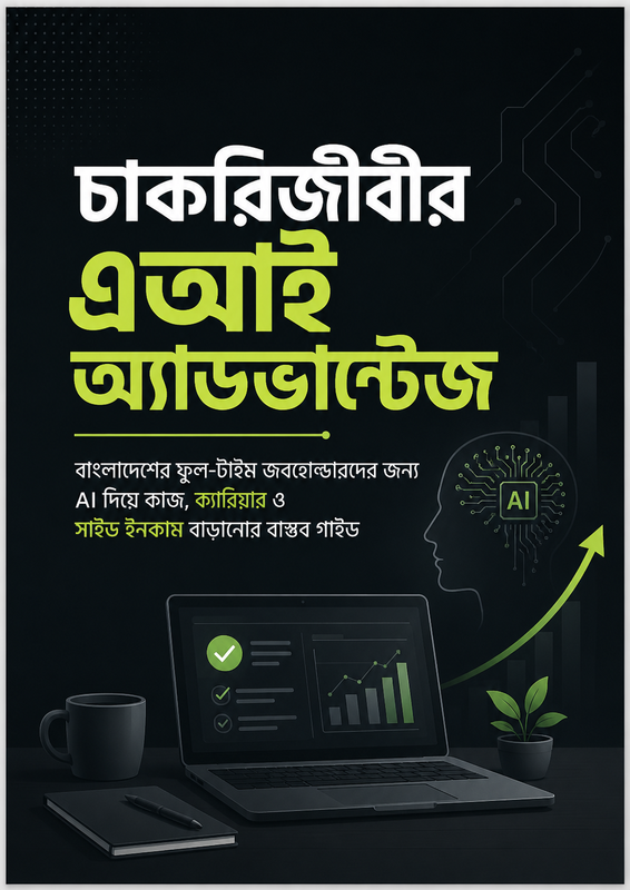 চাকরিজীবীর এআই অ্যাডভান্টেজ ইবুক কভার