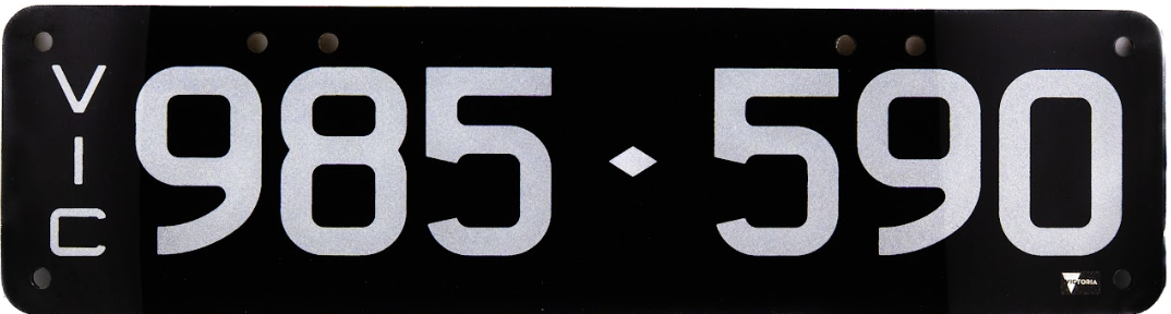 Swiss Numerical Plate 985 590