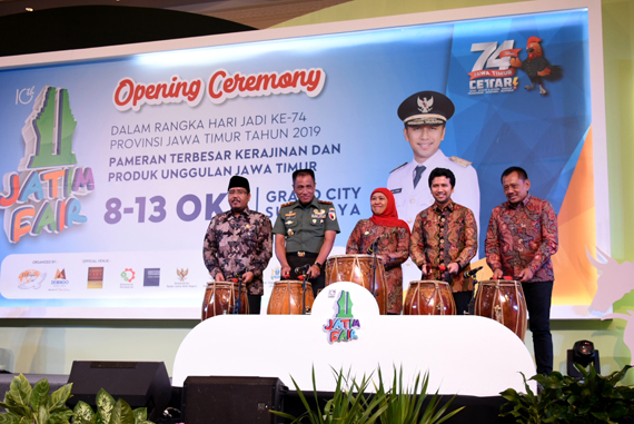 Buka Jatim Fair 2019, Gubernur Khofifah Harap Bukukan Transaksi Rp100 Miliar