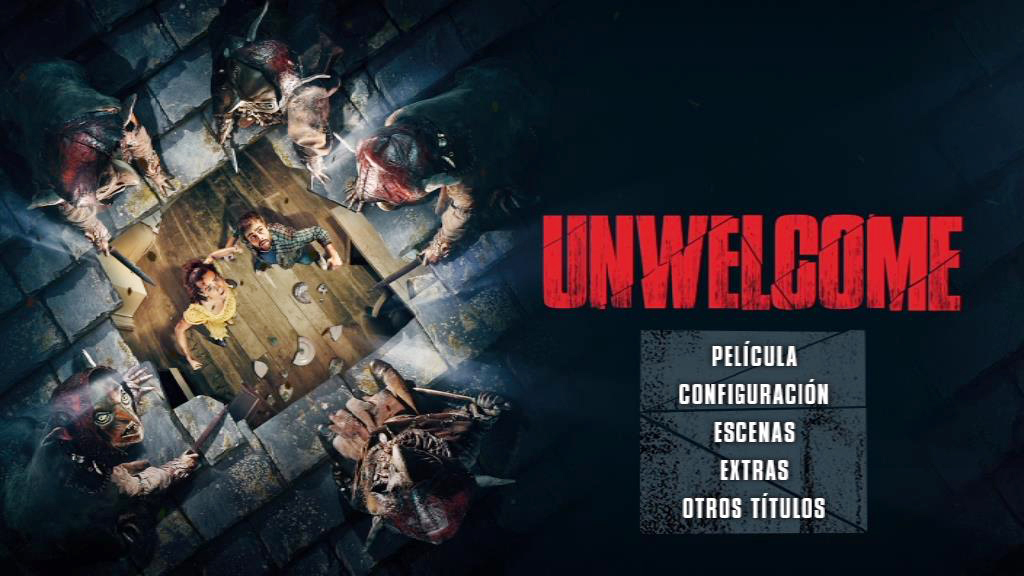 UNWELCOME MENU - Unwelcome [2022] [Terror, fantástico] [DVD9] [PAL] [Leng. ESP/ENG] [Subt. Español]