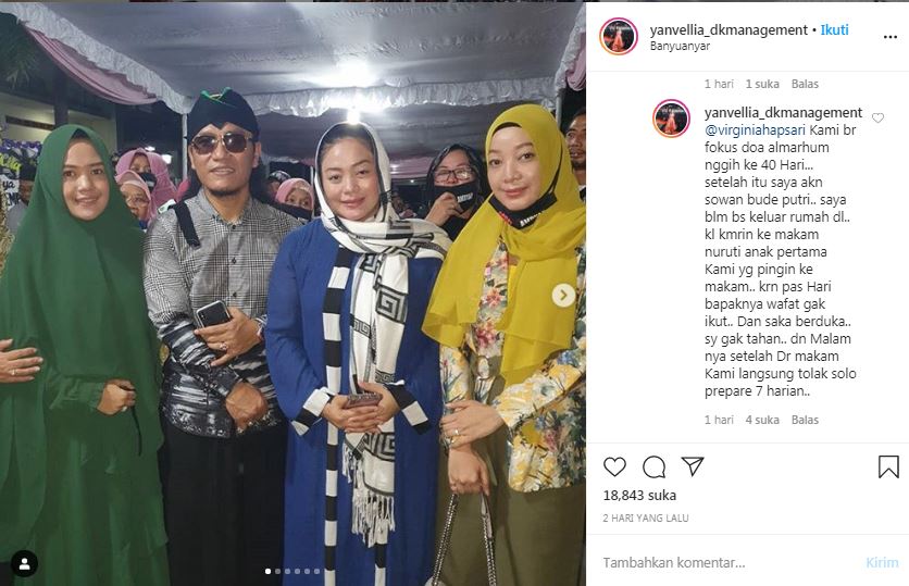 Yan Vellia jelaskan kondisinya saat ini