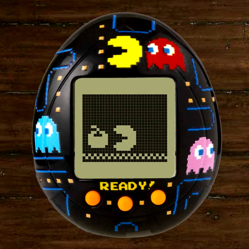 pacman gotchi black