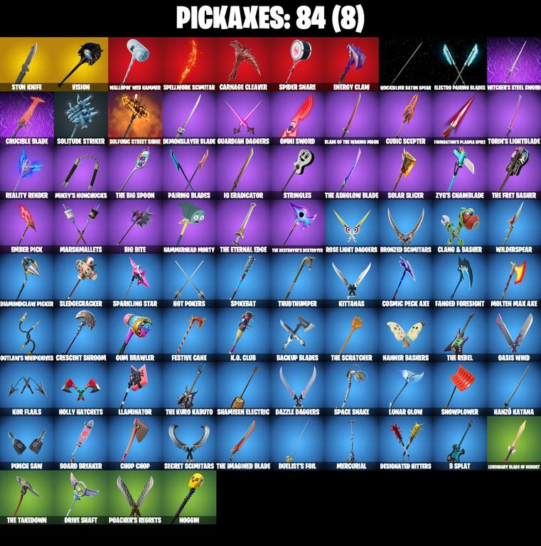 pickaxes comp