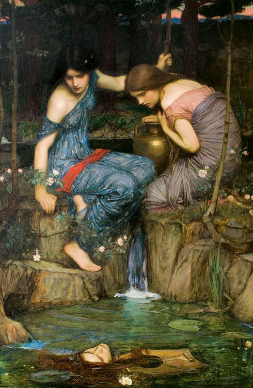 Nymphs finding the head of Orpheus