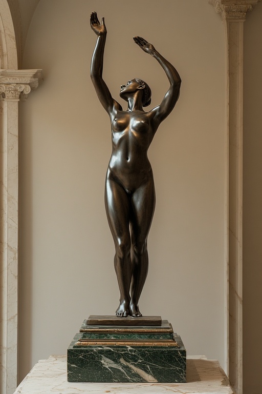 A-bronze-sculpture-depicting-a-9