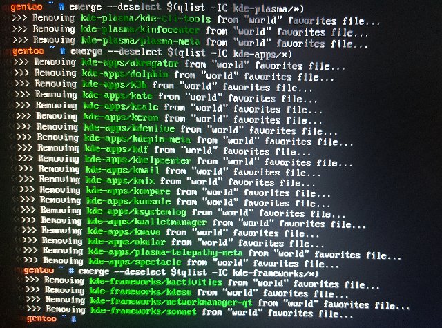 Gentoo Portage Slot Conflict