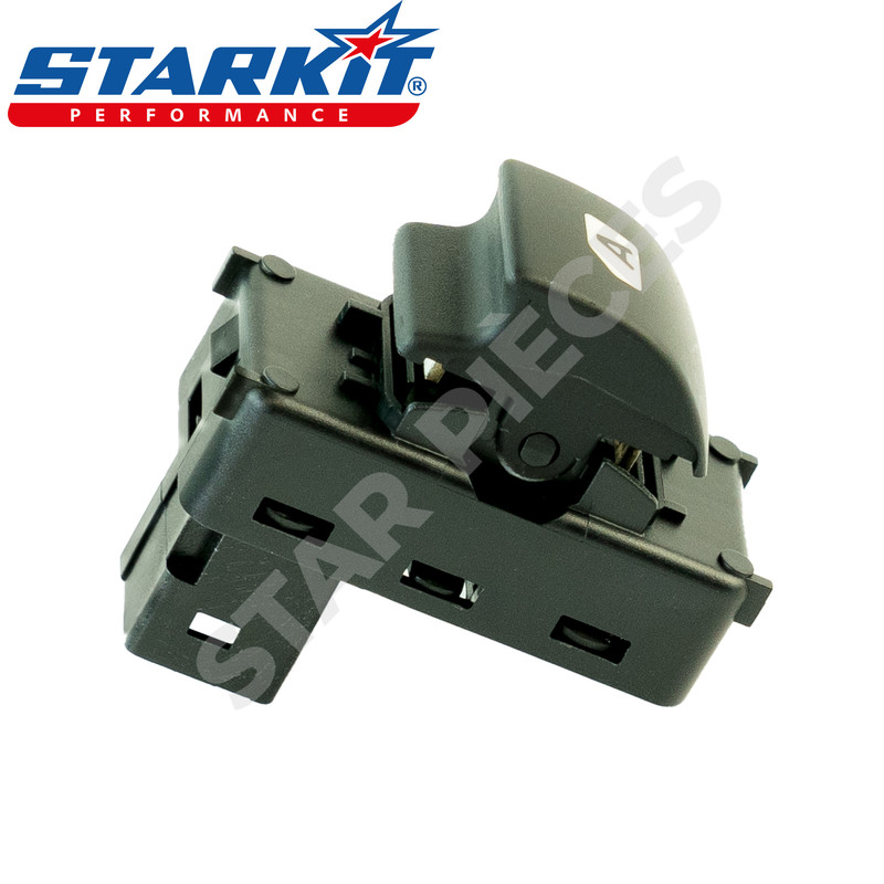 Comman Leve Vitre 6554.QK Interrupteur De Fenêtre De Commande Principale Côté Passager Avec Cadre Pour Citroen Pour C3 Pour Picasso Pour Berlingo 2008-2019 Bouton Électrique Fenêtre