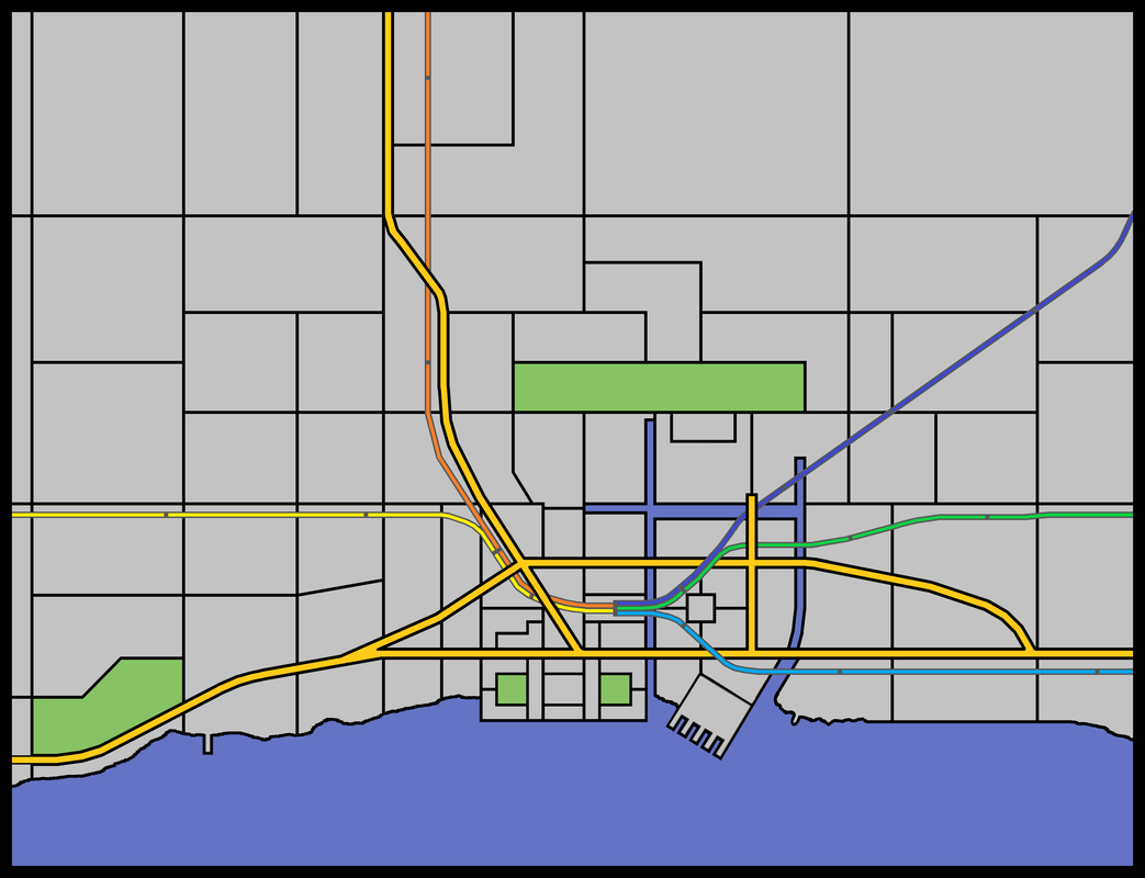 Map Annako transport