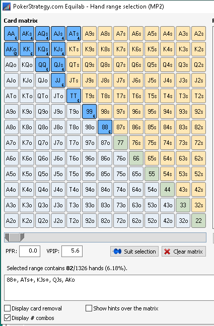 6 percent mine range