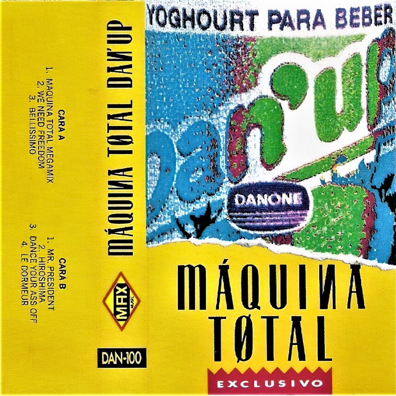 06/03/2024 - Máquina Total Dan'up (Cassete, Compilation, Partially Mixed, Promo)(Max Music – DAN-100)  1992  (FLAC) Folder