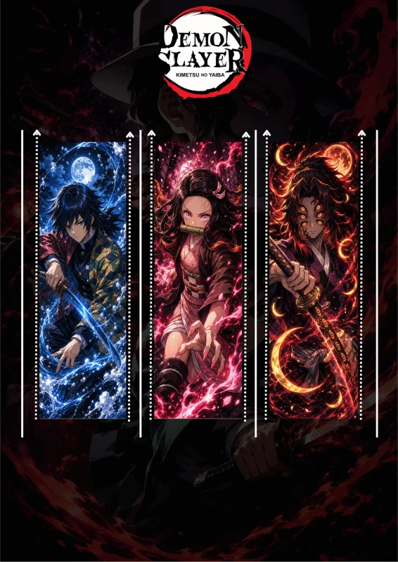Marcador de Demon Slayer 2