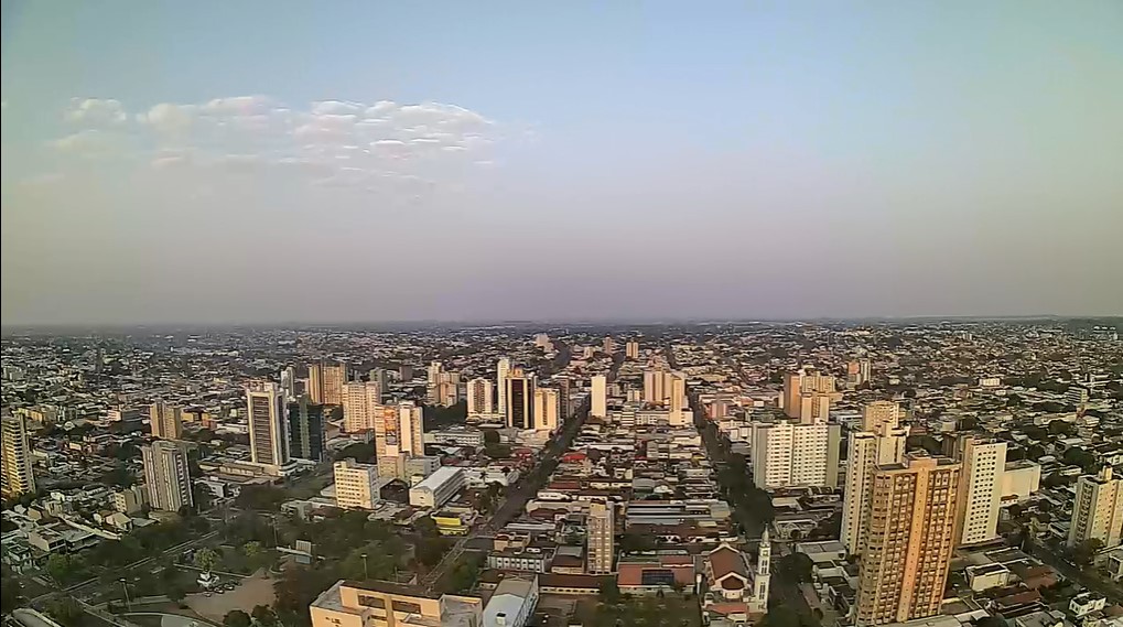 Campo Grande nesta manhã de terça-feira