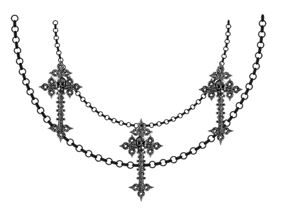 **necklace/chain png end**