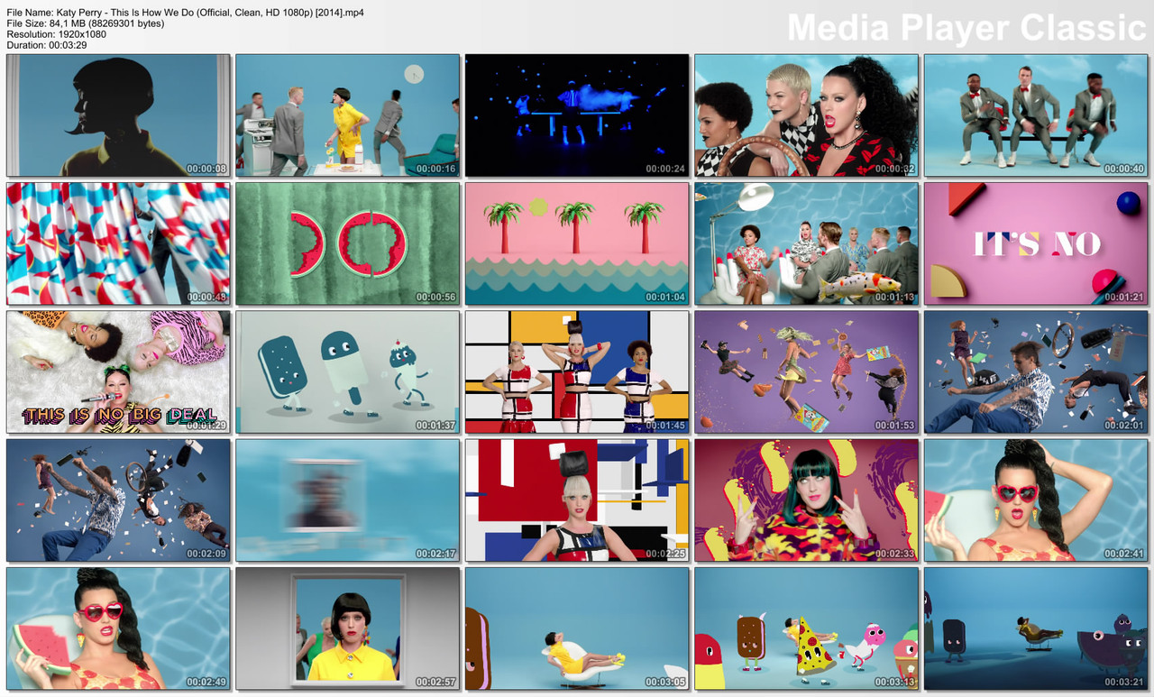 Katy Perry - This Is How We Do (Official, Clean, HD 1080p) [2014]