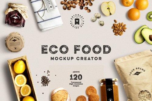 Eco Food Mockup Creator