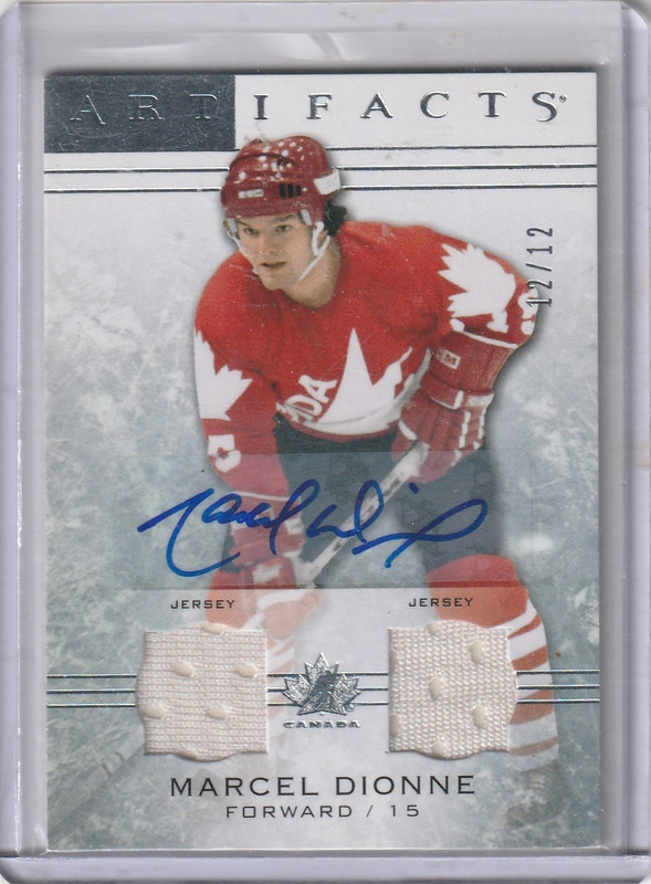 CAN - Dionne Artifacts Dual Jersey Auto