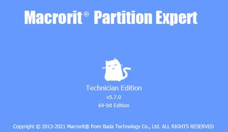 Macrorit Partition Expert v5.7.0 (x64) Technician Portable