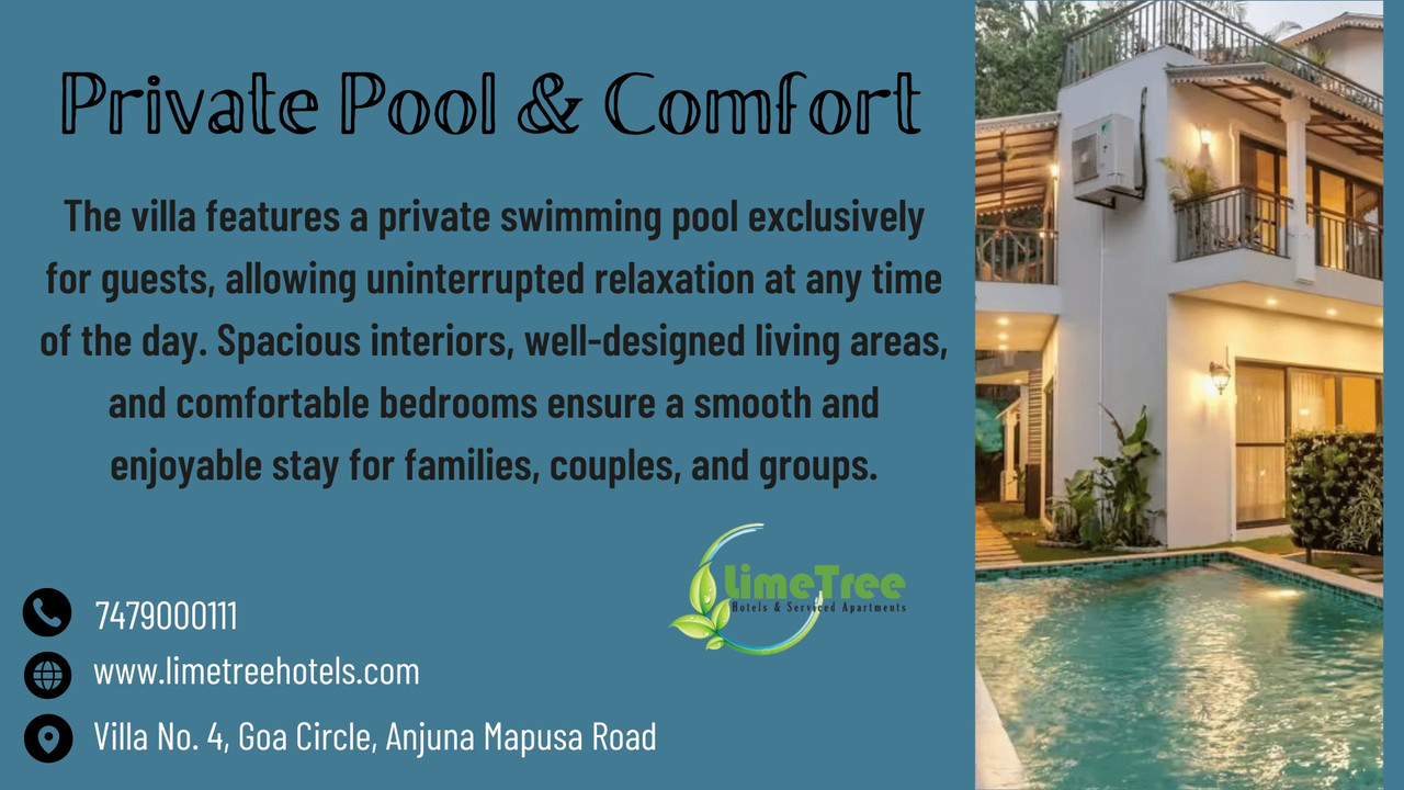 Luxury Villa with Private Pool Anjuna Goa