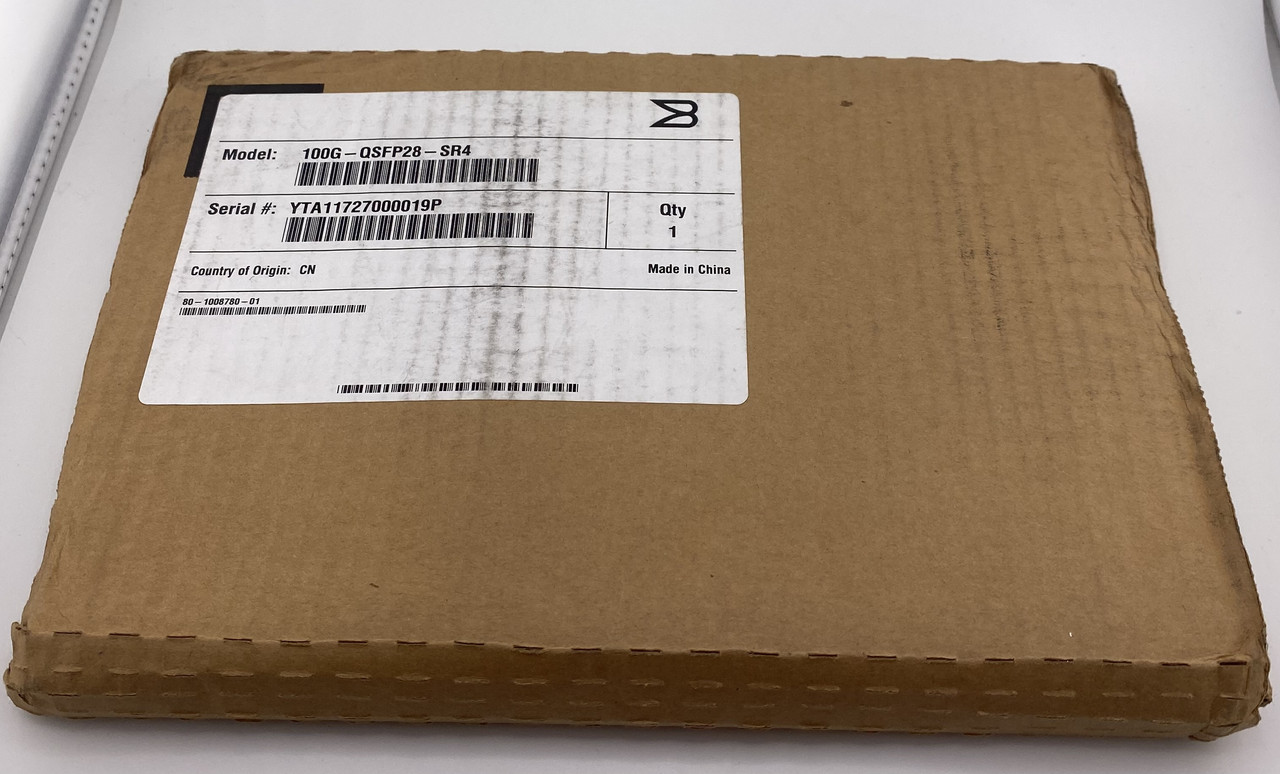 BROCADE 100G-QSFP28-SR4 OPTICAL TRANSCEIVER MODULE BROCADE 100G-QSFP28-SR4 OPTICAL TRANSCEIVER MODULE