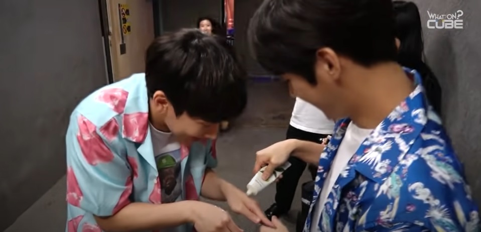 Groveling for hand cream