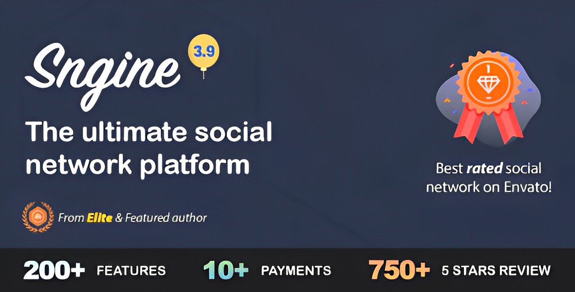 Sngine – The Ultimate PHP Social Network Platform Script