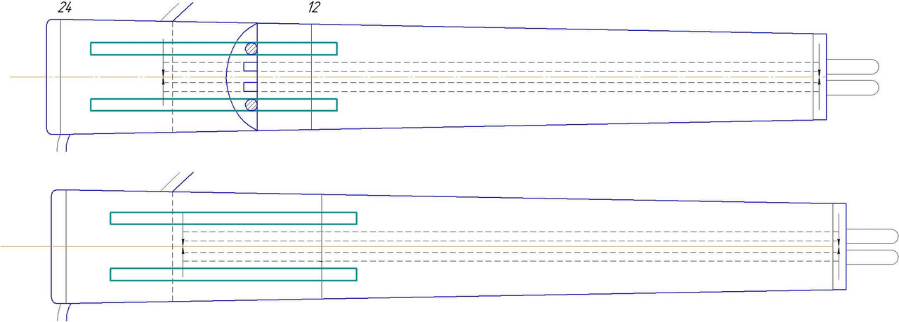 Гриф 8 струн