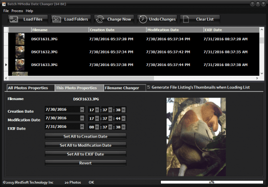 Batch MMedia Date Changer v1.80 (x64) Batch MMedia Date Changer v1.80 (x64)