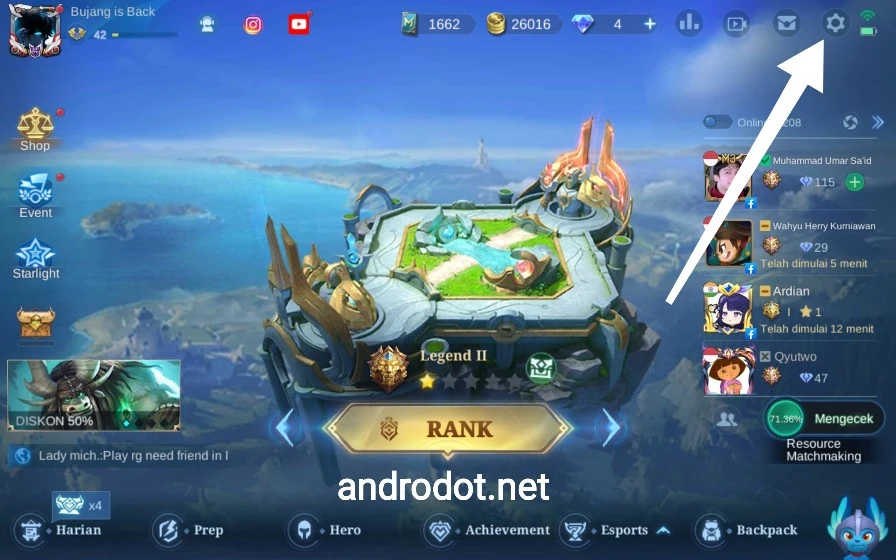 Cara memperkecil ukuran data Mobile Legend 2022