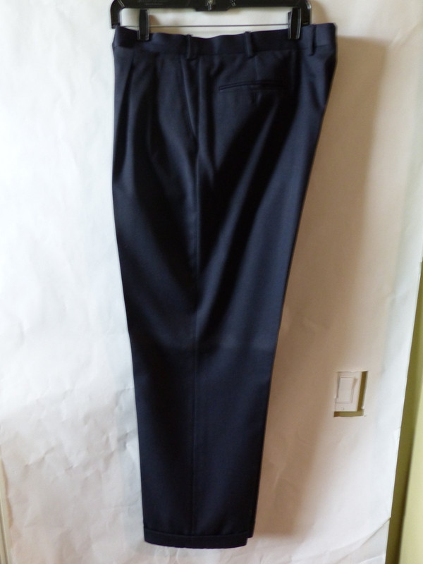 ANDRE LAURENT MENS SLACKS IN BLACK US MENS SIZE 46 ITALIAN 56