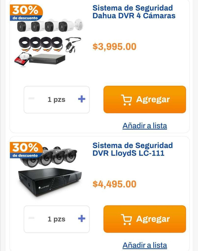 Chedraui: 30% de descuento en sistemas de seguridad seleccionados (Exclusiva tienda en línea) 